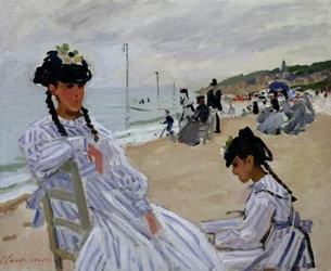 Op het strand van Trouville, 1870-71